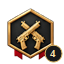 Gold Dual Beretta Elites